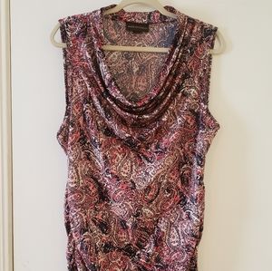 Dana Buchman Scowl Neck Tank